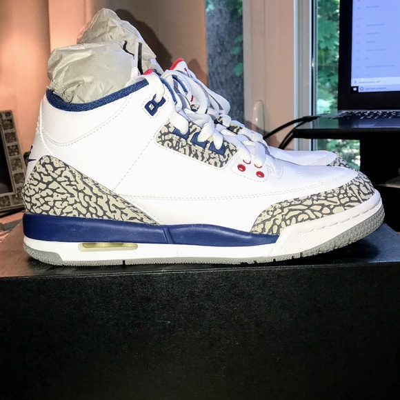 Jordan 3 Retro OG BG "True Blue 2016 Release" - Picture 1 of 4